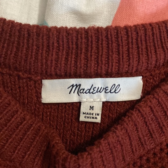 Madewell Open Back Sweater Medium - Picture 4 of 7
